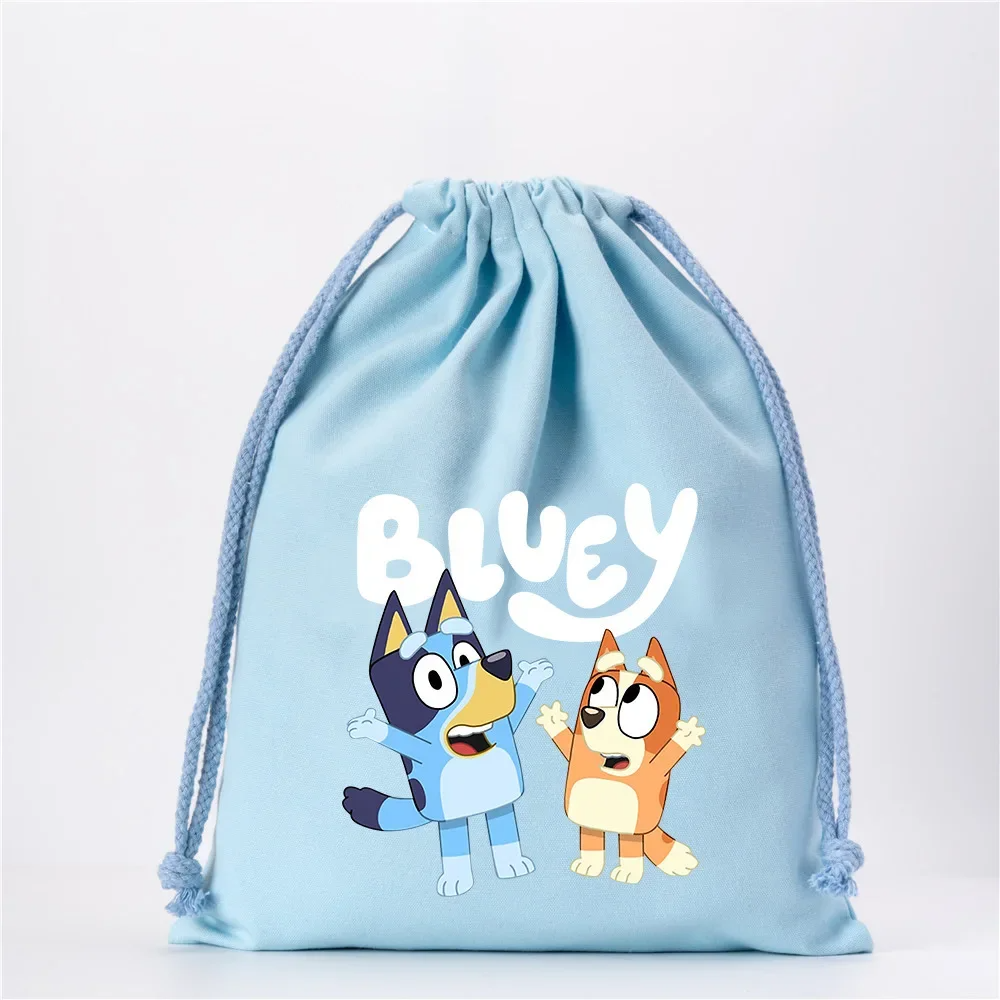 Bluey Leinwand Kordelzug-Tasche bei Zodobi