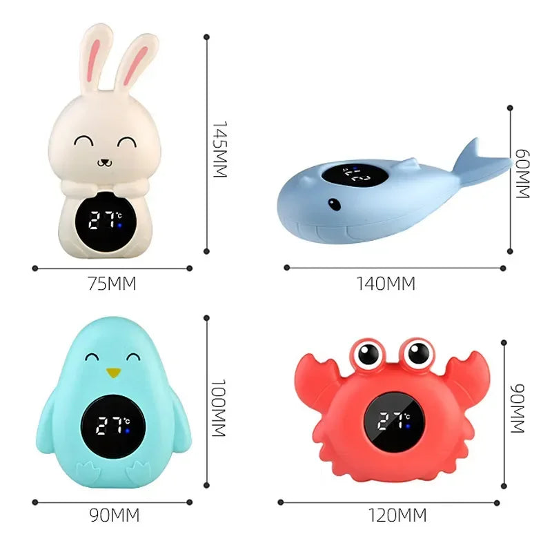 LED Baby Bad Thermometer – Schwimmendes Cartoon-Design bei Zodobi