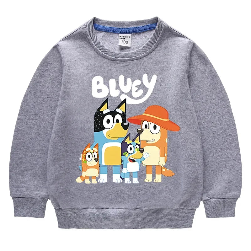 Bluey Kinderpullover aus hautfreundlicher Baumwolle bei Zodobi