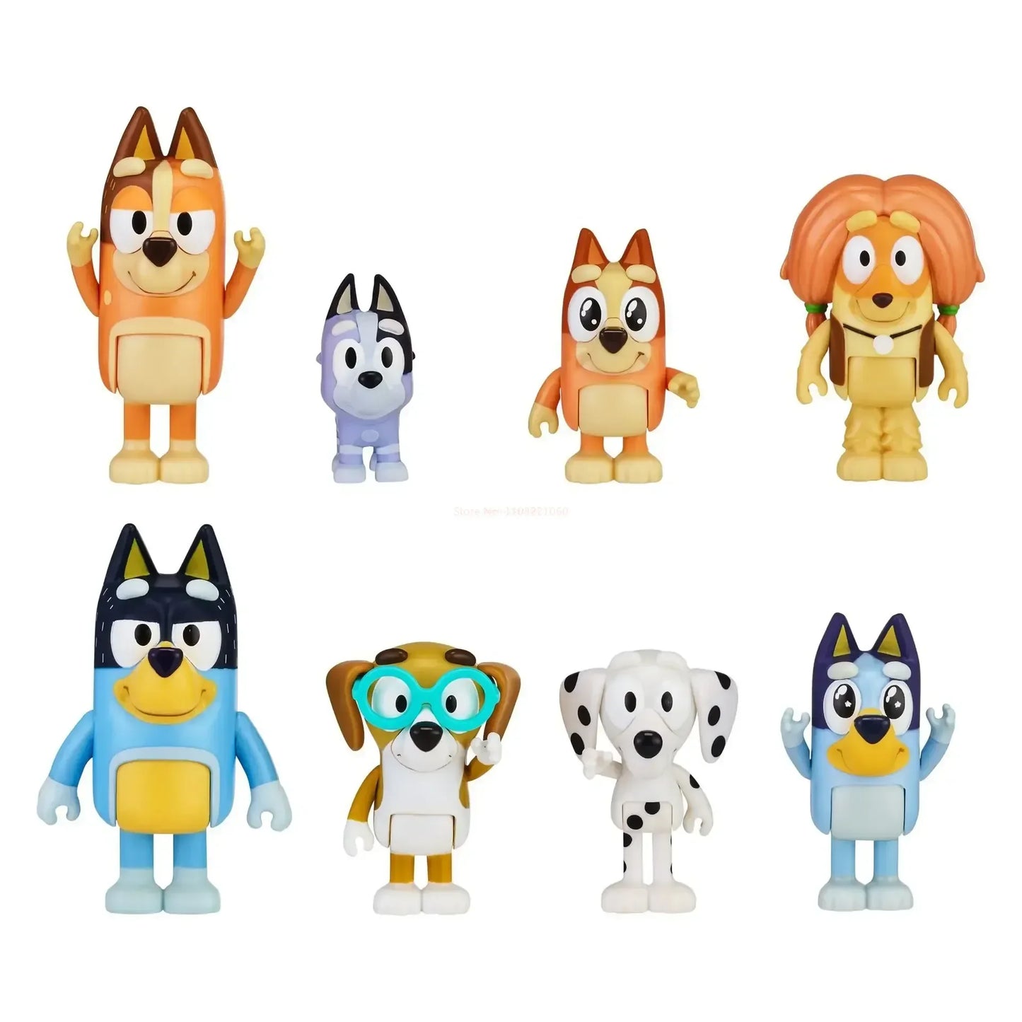 Bluey und Bingo Modellfiguren Set – 12 Stück bei Zodobi