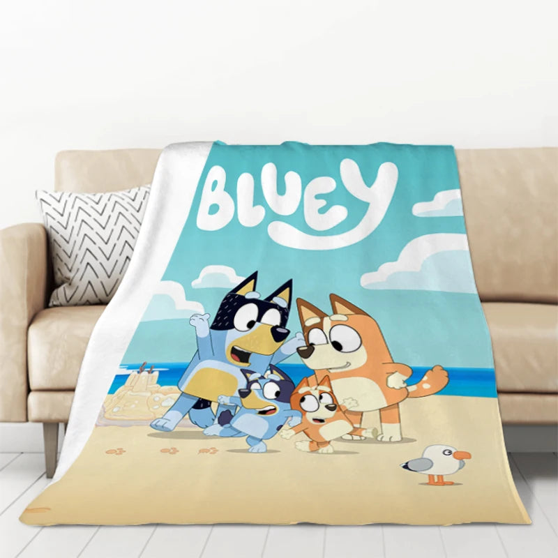 Bluey Cartoon Kuscheldecke auf Zodobi