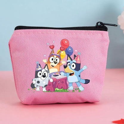 Bluey und Bingo Münztasche – Aufbewahrung für Schlüssel und Karten bei Zodobi