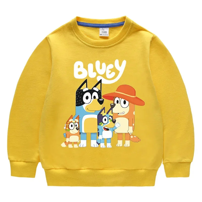 Bluey Kinderpullover aus hautfreundlicher Baumwolle bei Zodobi