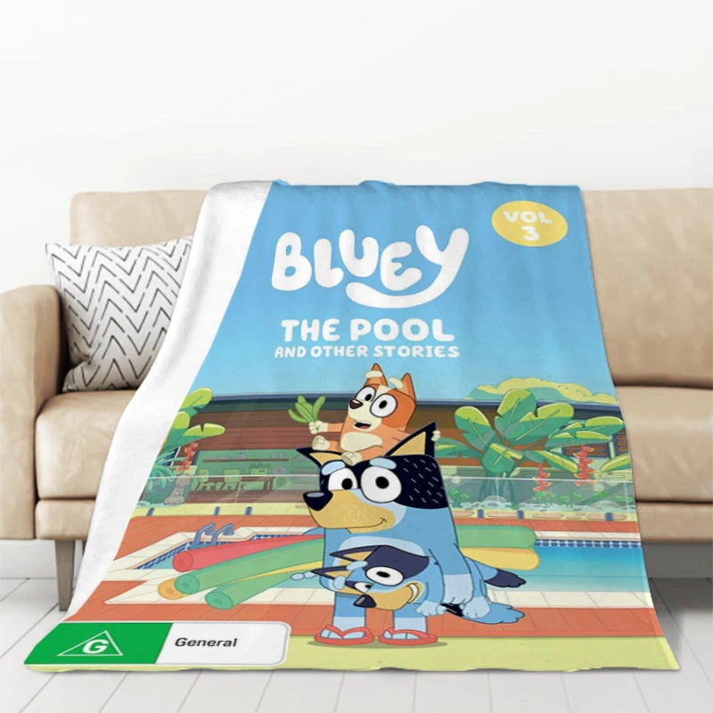 Bluey Cartoon Kuscheldecke auf Zodobi