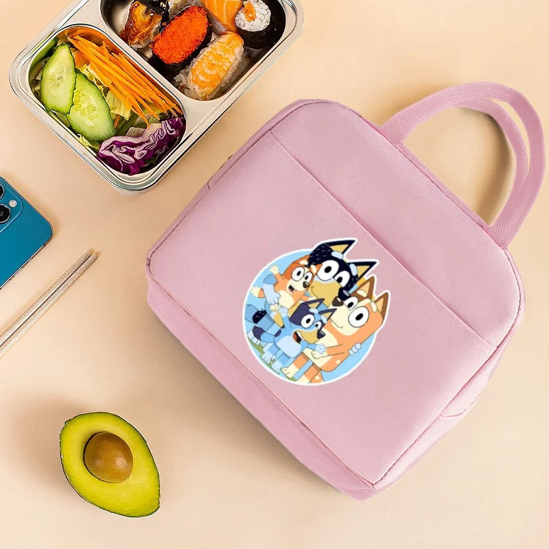 Bluey Bento Tasche – Isolierte Cartoon Tasche bei Zodobi