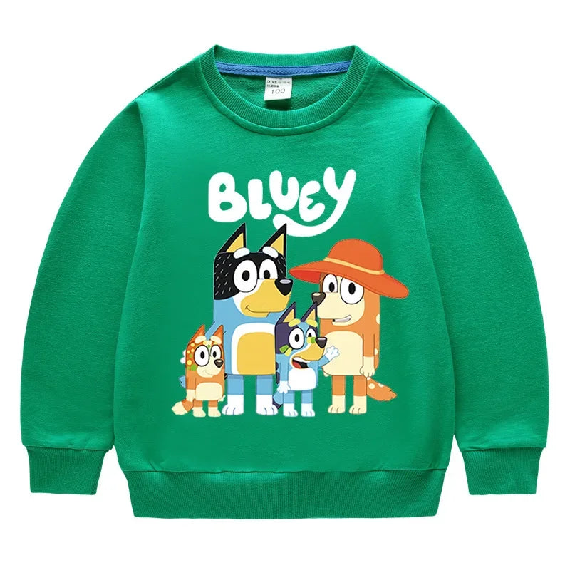 Bluey Kinderpullover aus hautfreundlicher Baumwolle bei Zodobi