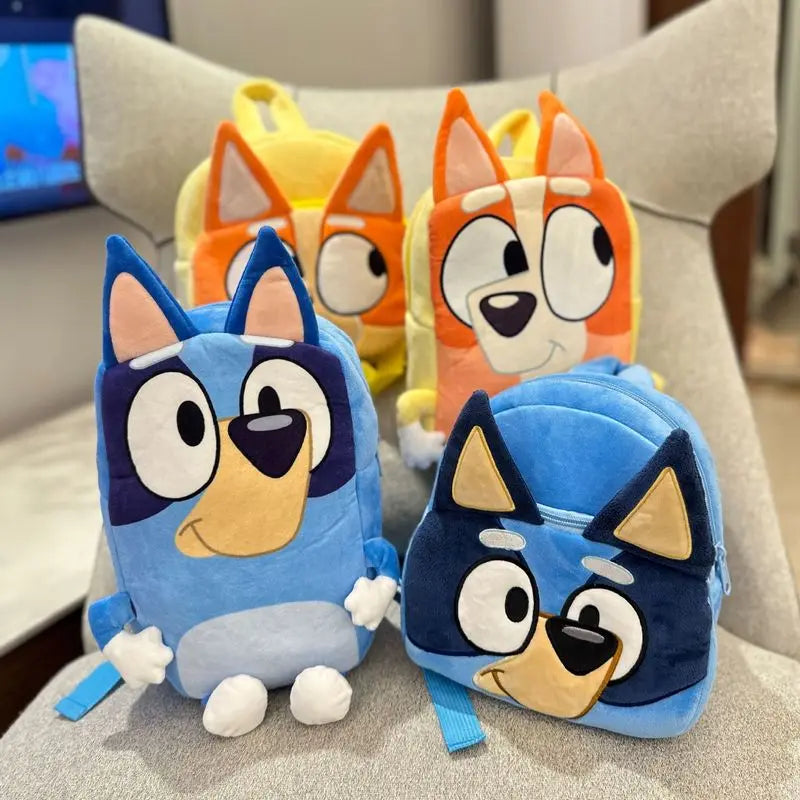 Bluey und Bingo Plüsch-Rucksack – Cartoon-Rucksack bei Zodobi