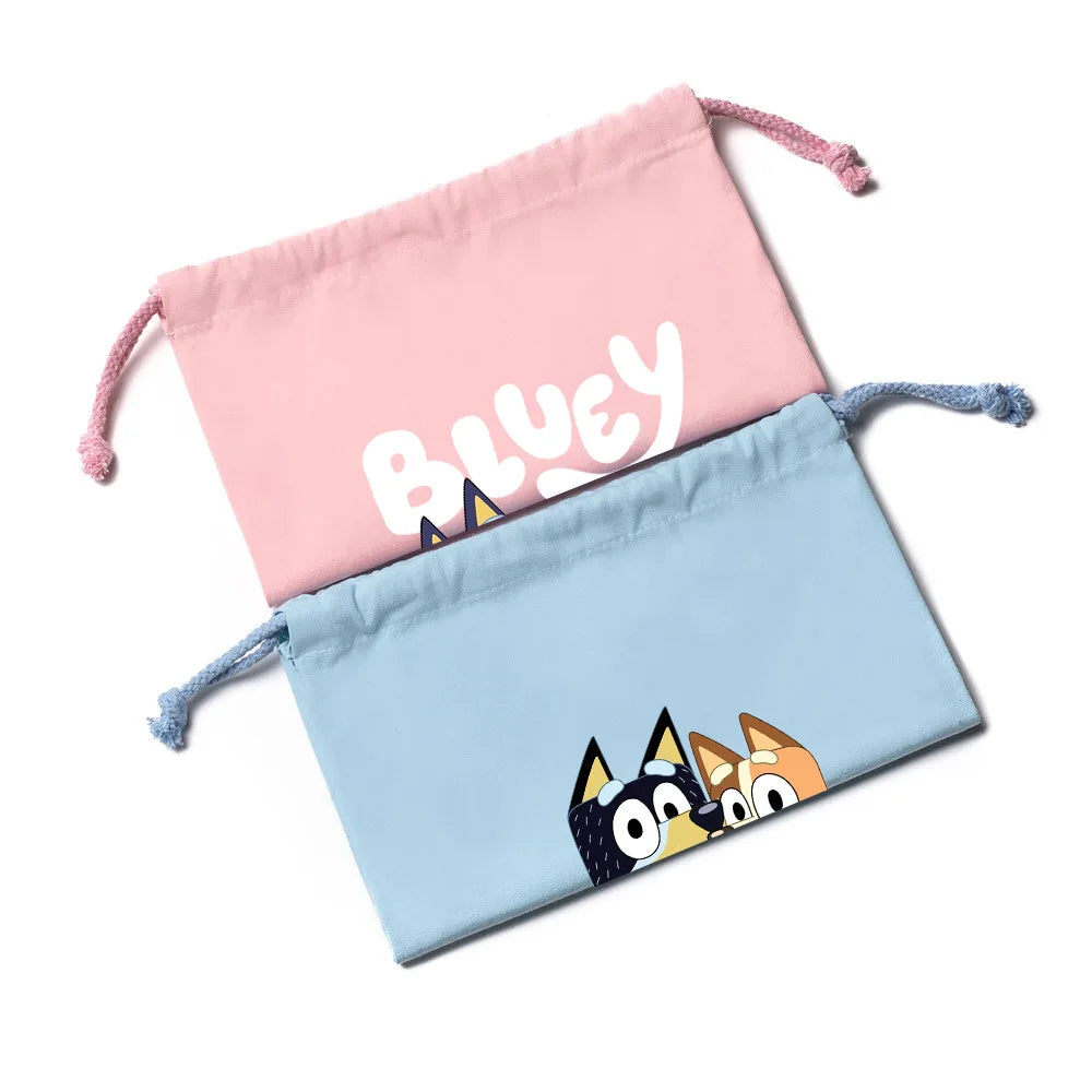 Bluey Leinwand Kordelzug-Tasche bei Zodobi