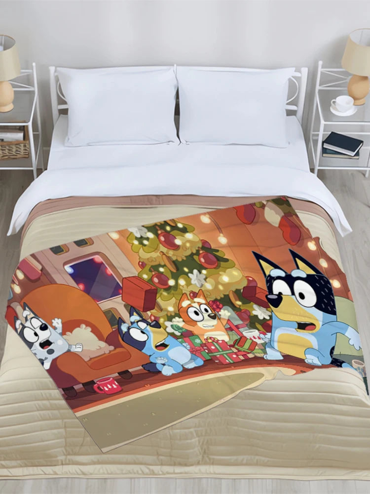 Bluey Cartoon Kuscheldecke auf Zodobi