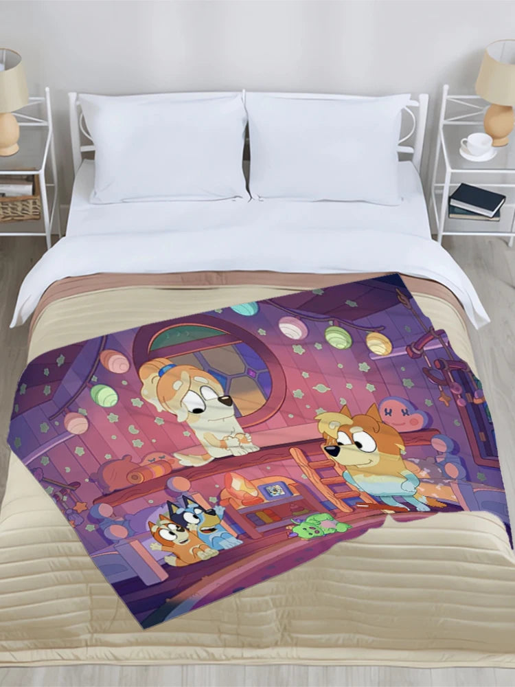 Bluey Cartoon Kuscheldecke auf Zodobi