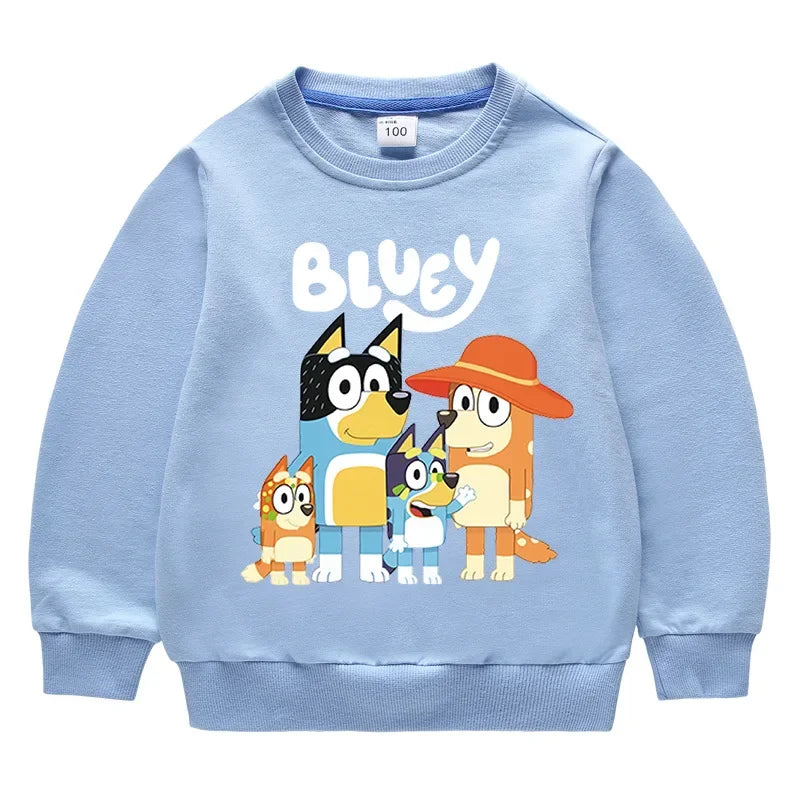 Bluey Kinderpullover aus hautfreundlicher Baumwolle bei Zodobi