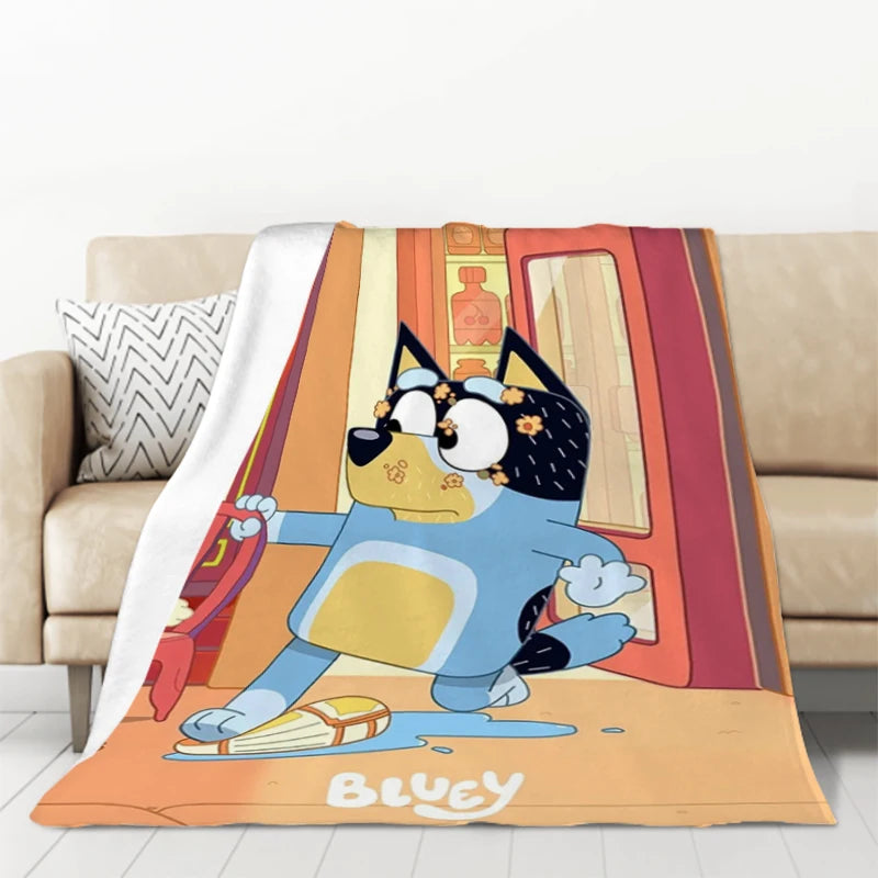 Bluey Cartoon Kuscheldecke auf Zodobi