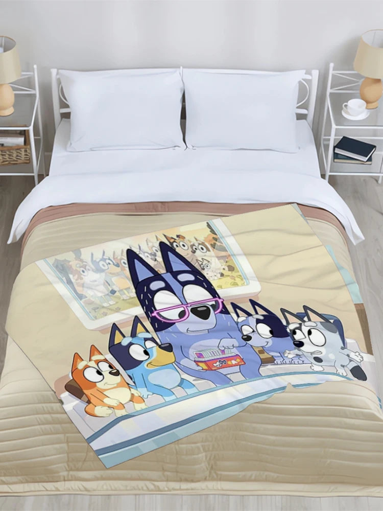 Bluey Cartoon Kuscheldecke auf Zodobi