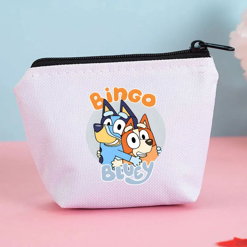 Bluey und Bingo Münztasche – Aufbewahrung für Schlüssel und Karten bei Zodobi