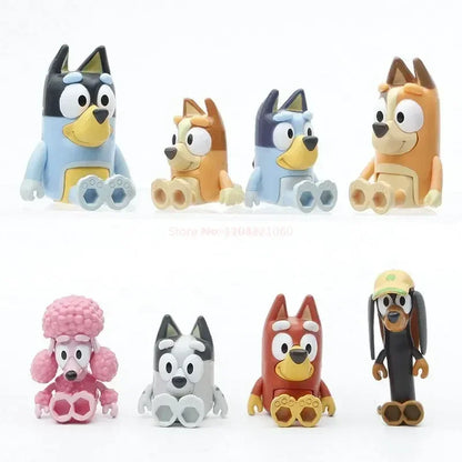 Bluey und Bingo Modellfiguren Set – 12 Stück bei Zodobi