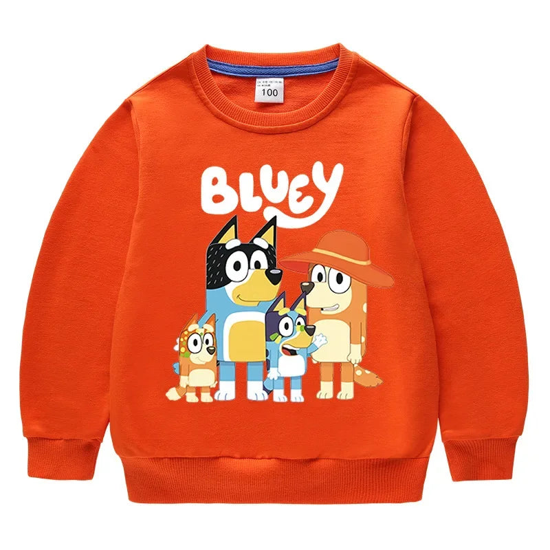 Bluey Kinderpullover aus hautfreundlicher Baumwolle bei Zodobi