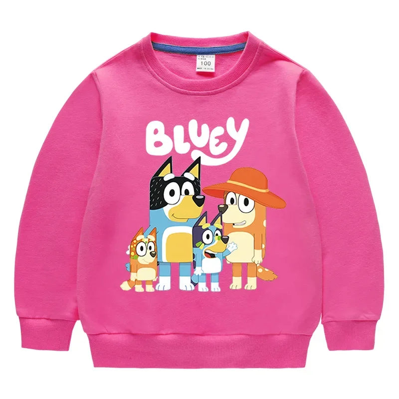 Bluey Kinderpullover aus hautfreundlicher Baumwolle bei Zodobi