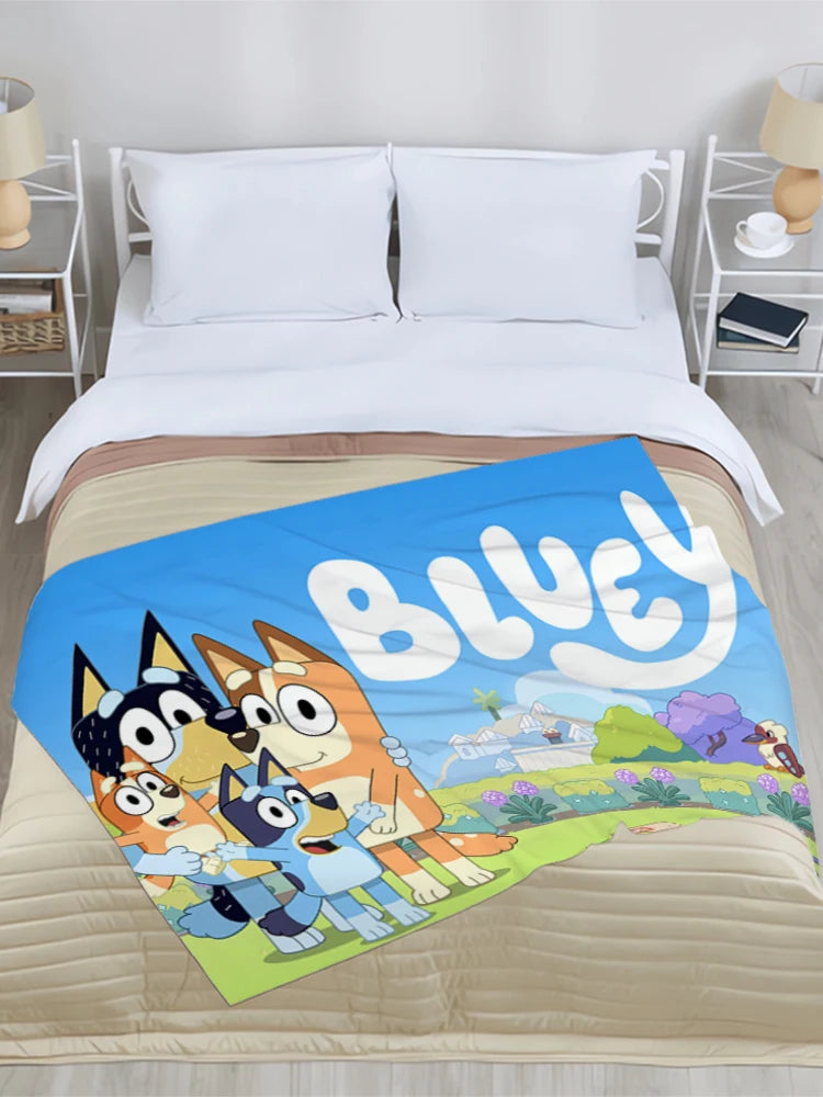 Bluey Cartoon Kuscheldecke auf Zodobi