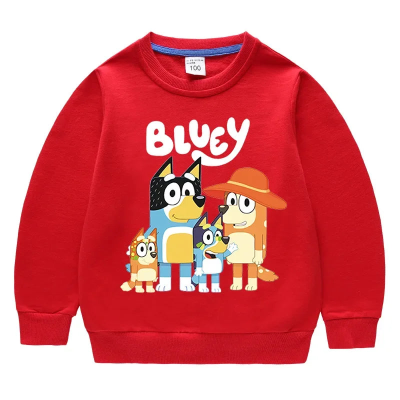 Bluey Kinderpullover aus hautfreundlicher Baumwolle bei Zodobi