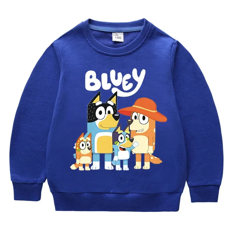 Bluey Kinderpullover aus hautfreundlicher Baumwolle bei Zodobi