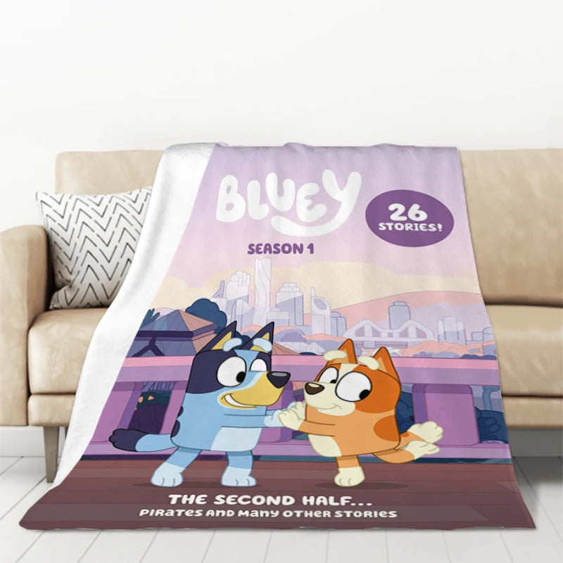 Bluey Cartoon Kuscheldecke auf Zodobi