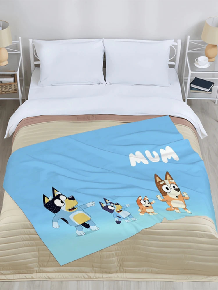 Bluey Cartoon Kuscheldecke auf Zodobi