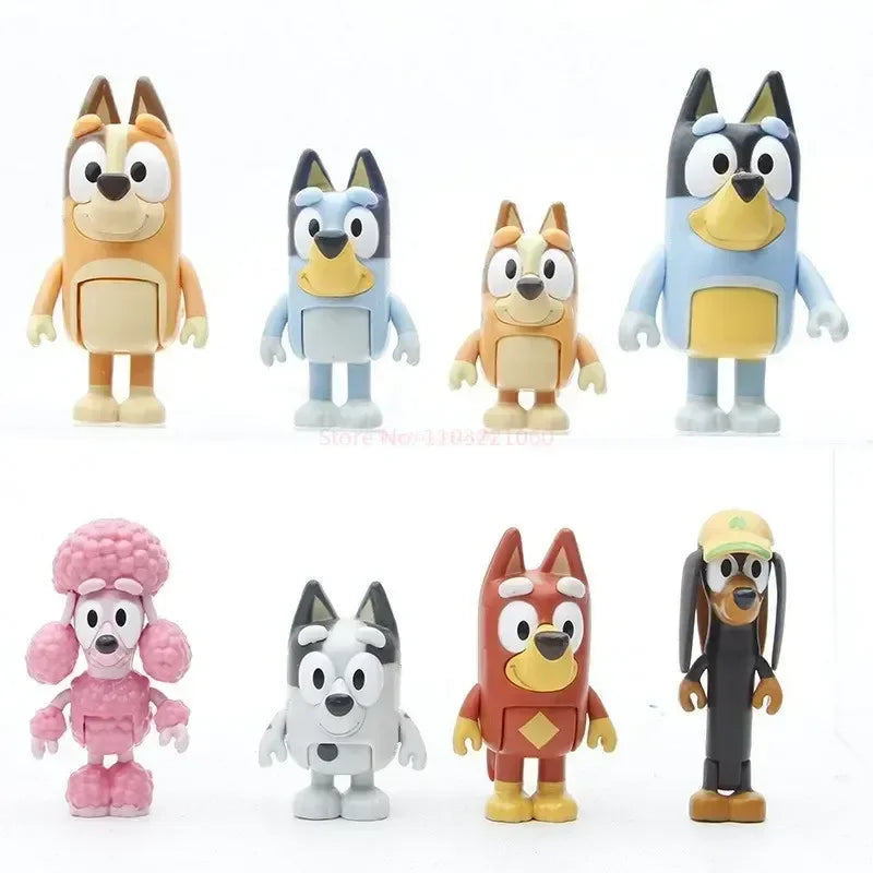 Bluey und Bingo Modellfiguren Set – 12 Stück bei Zodobi