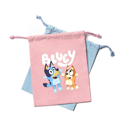 Bluey Leinwand Kordelzug-Tasche bei Zodobi