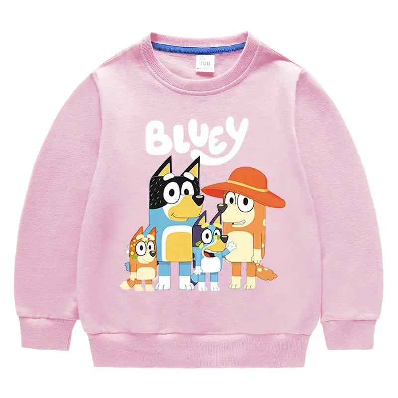 Bluey Kinderpullover aus hautfreundlicher Baumwolle bei Zodobi