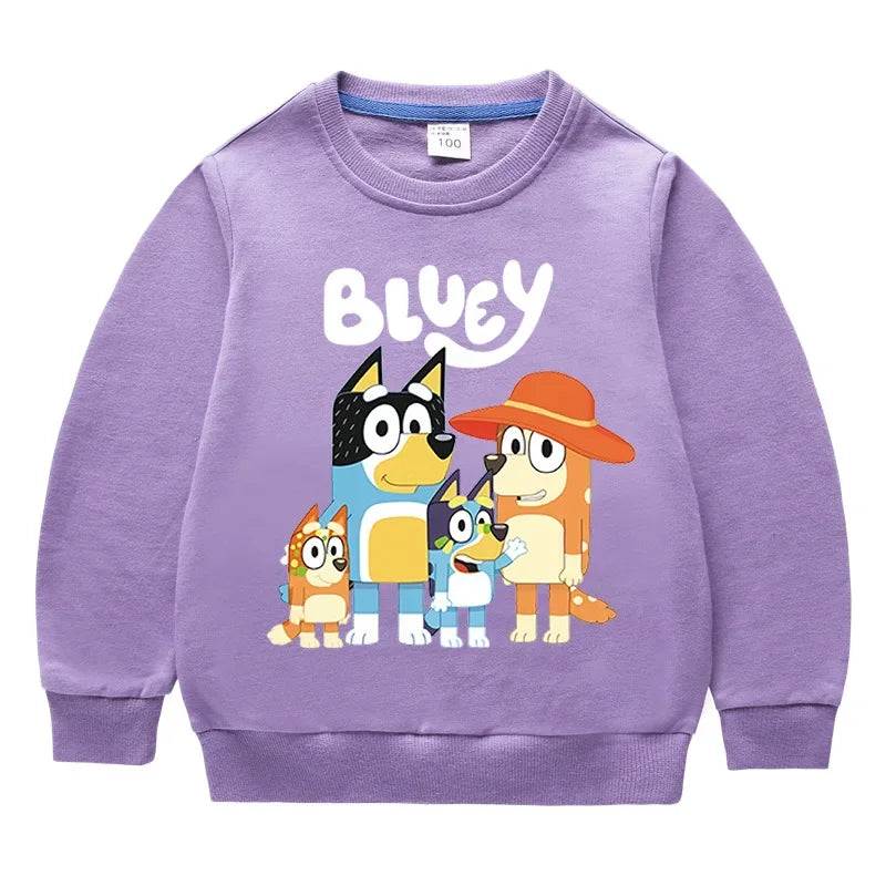 Bluey Kinderpullover aus hautfreundlicher Baumwolle bei Zodobi