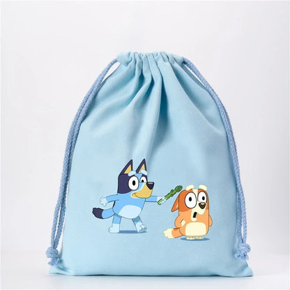 Bluey Leinwand Kordelzug-Tasche bei Zodobi