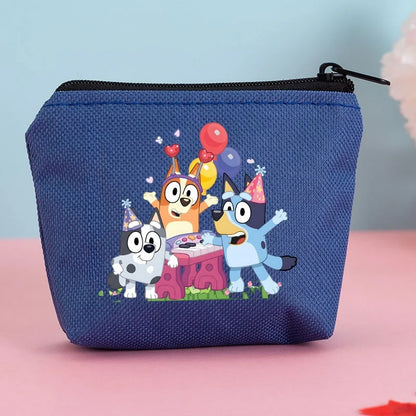 Bluey und Bingo Münztasche – Aufbewahrung für Schlüssel und Karten bei Zodobi