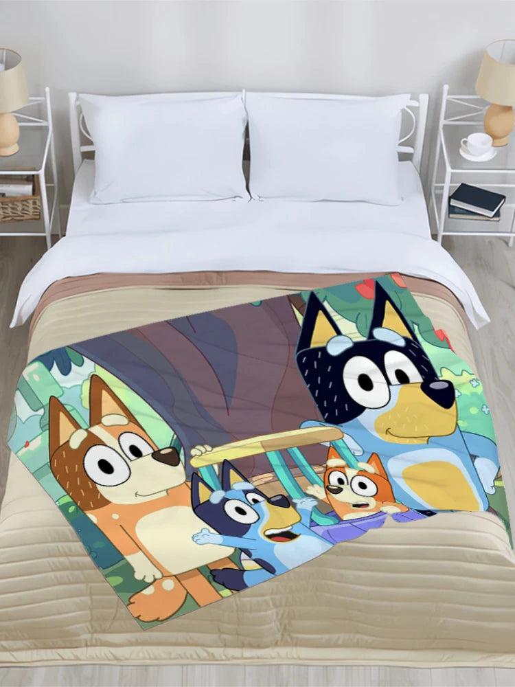 Bluey Cartoon Kuscheldecke auf Zodobi